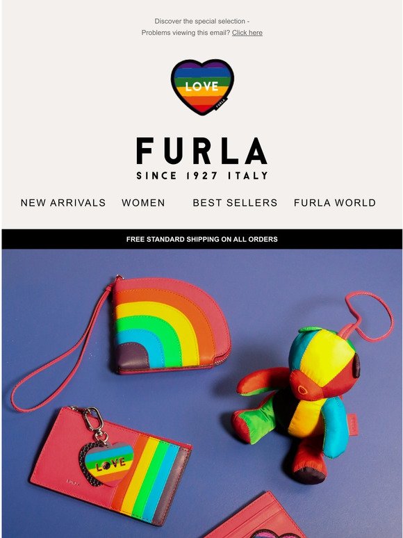 Furla: Your world fits the Furla Net | Milled