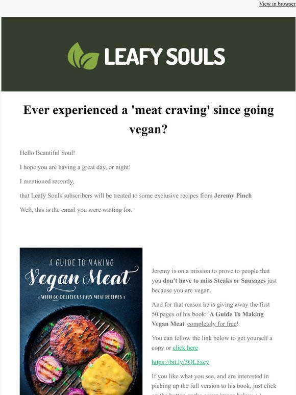 - Ever had a craving for 'Meat' since going vegan? 🥦👉🥩🤔