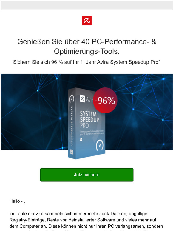 — , beschleunigen Sie Ihren PC.