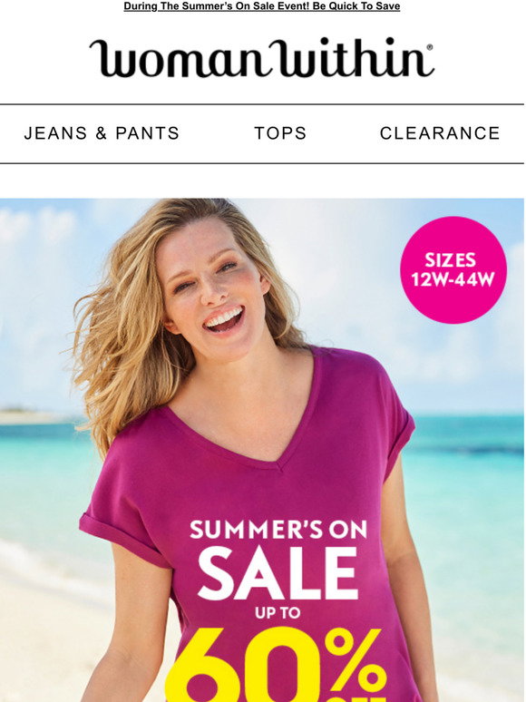 Woman Within: Clearance Is Calling YOU 