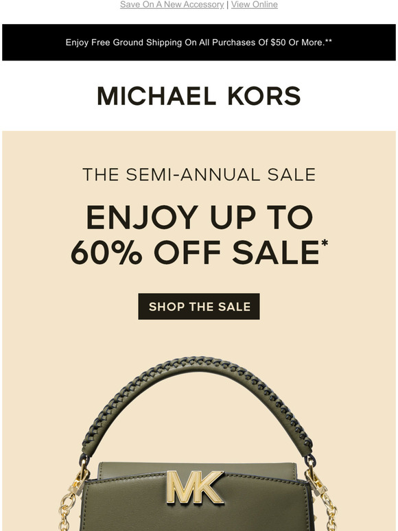 michael kors semi annual sale 2021 dates