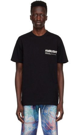 AMBUSH - Black Cotton T-Shirt