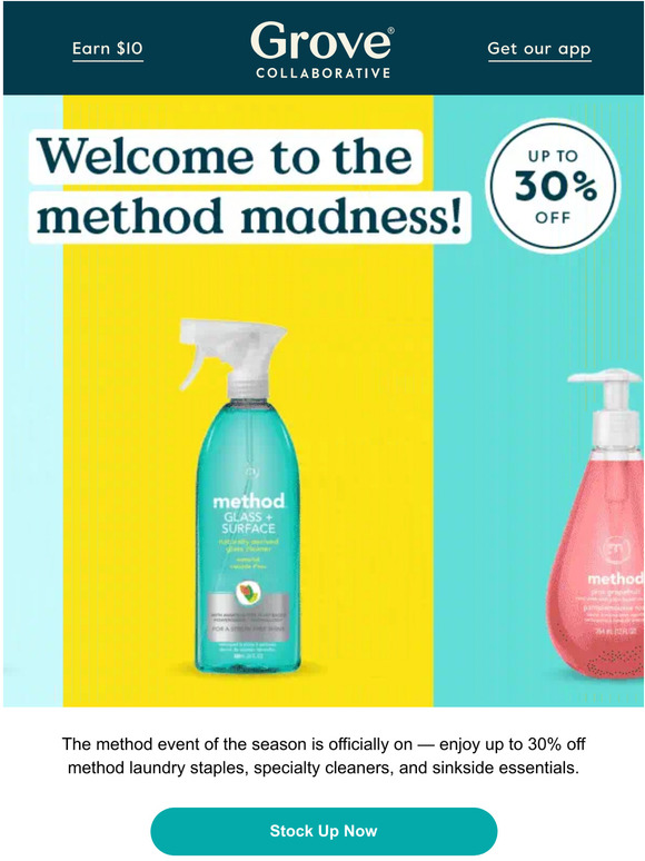 Grove Collaborative method madness starts … NOW 🤩 Milled