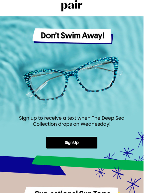Pair Eyewear Coming Soon The Deep Sea Collection 🦈 Milled