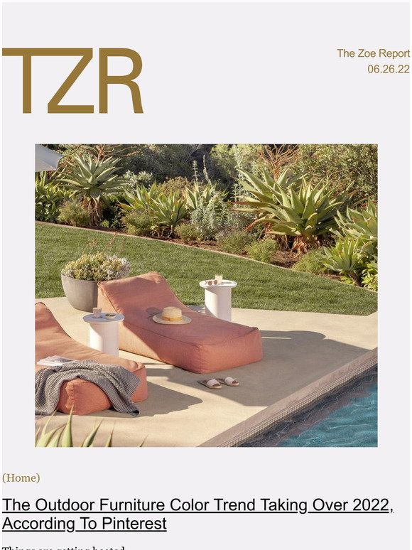 The Box of Style by The Zoe Report The Outdoor Furniture Color Trend