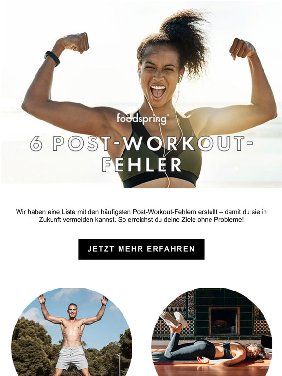6 No-Gos nach dem Training