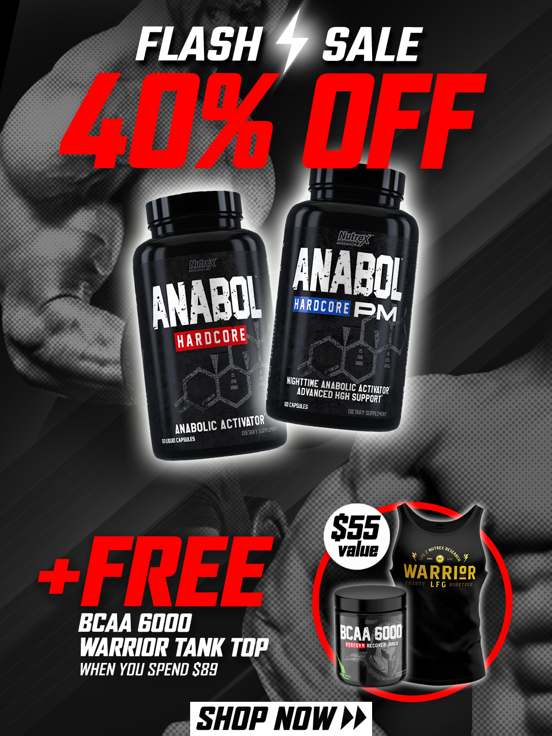 40% Off Anabol + Free Gifts