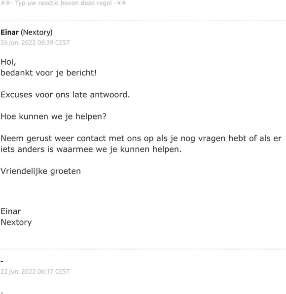 [Nextory] Request: .