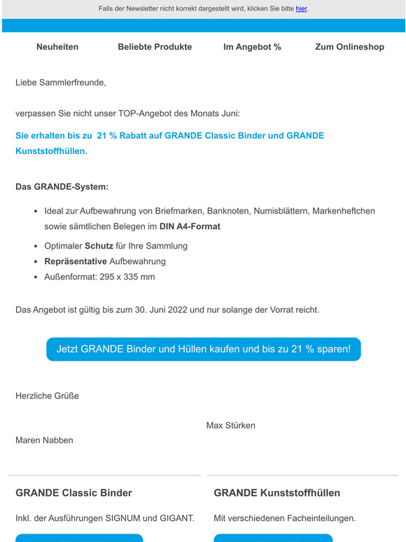 Nur noch wenige Tage: Bis zu 21 % Rabatt sichern!