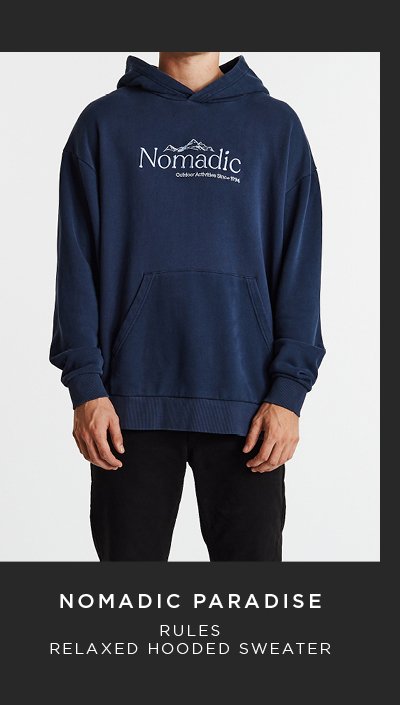 Rules Relaxed Hoodie Pigment Indigo