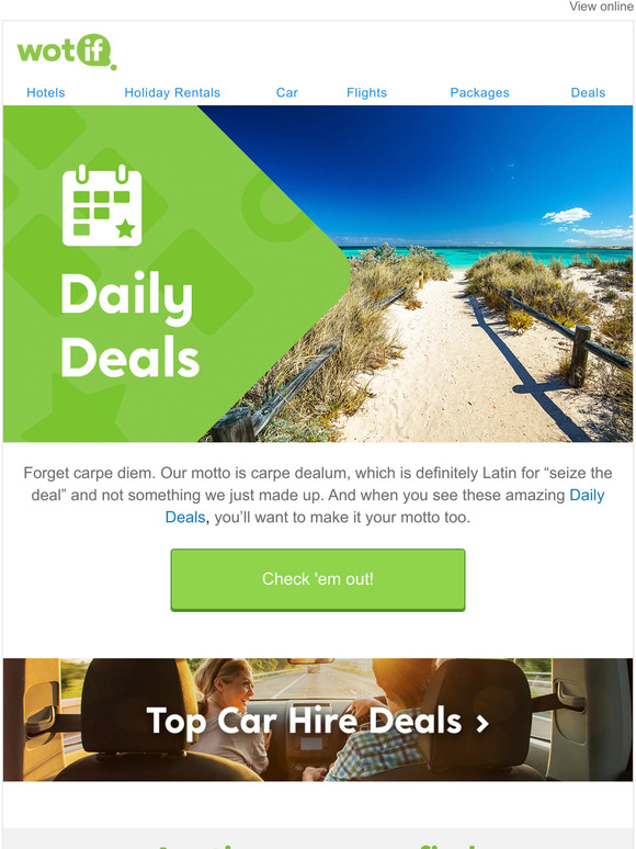 Incoming to your inbox - today's Daily Deals are a must-see 💸