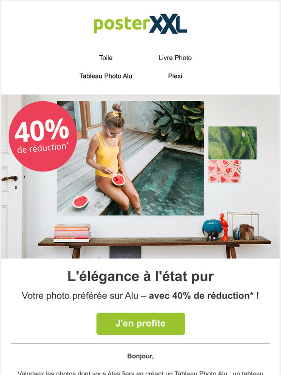 40% de réduction sur Alu!