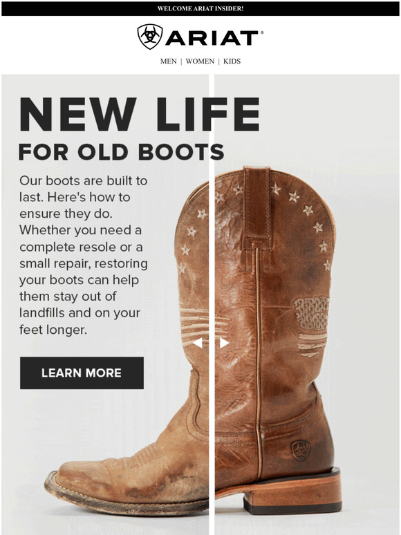 Ariat International, Inc. How to Make Your Boots Last Milled
