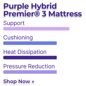 Purple Hybrid Premier 3 Mattress comfort ratings - Shop Now