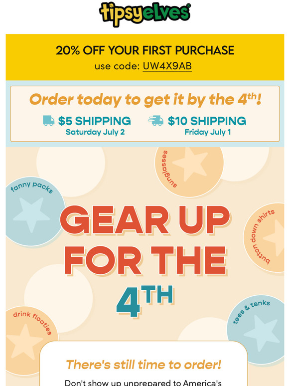 elf july 4th sale