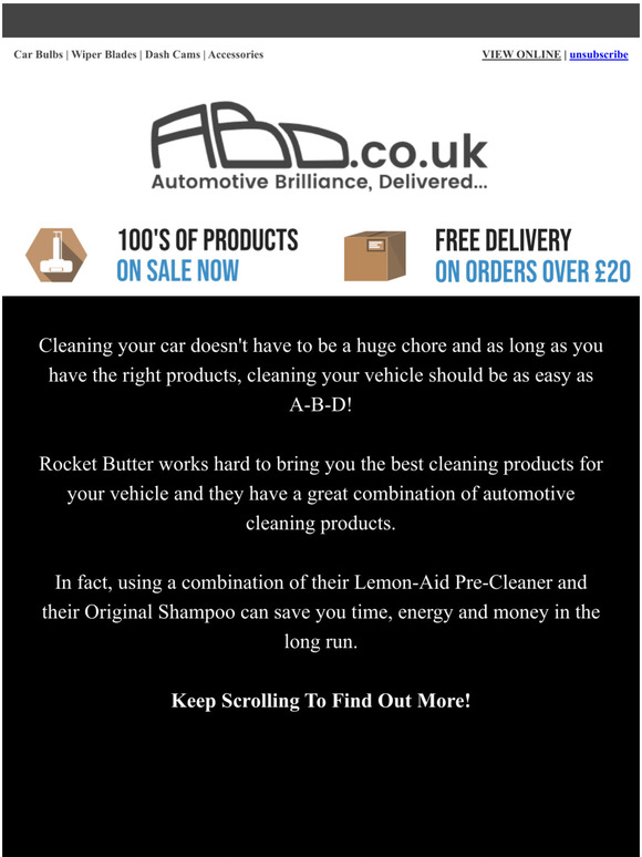 Car Cleaning Doesn't Have To Be A Chore With ABD.co.uk ....