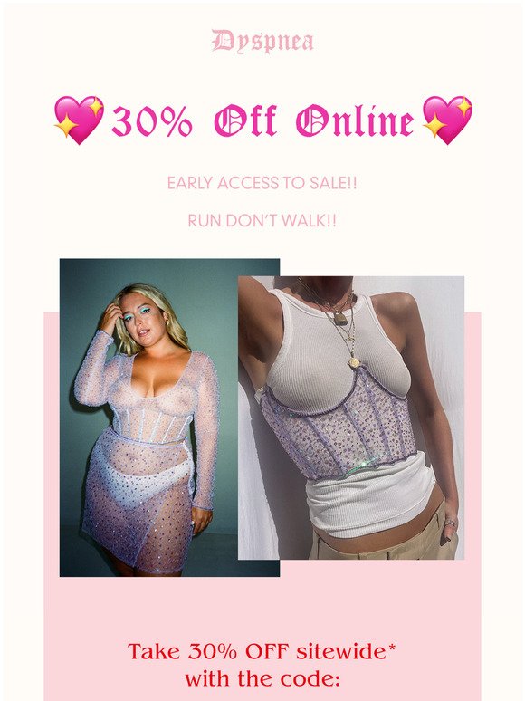 30% Off Online! 🔥🔥🔥