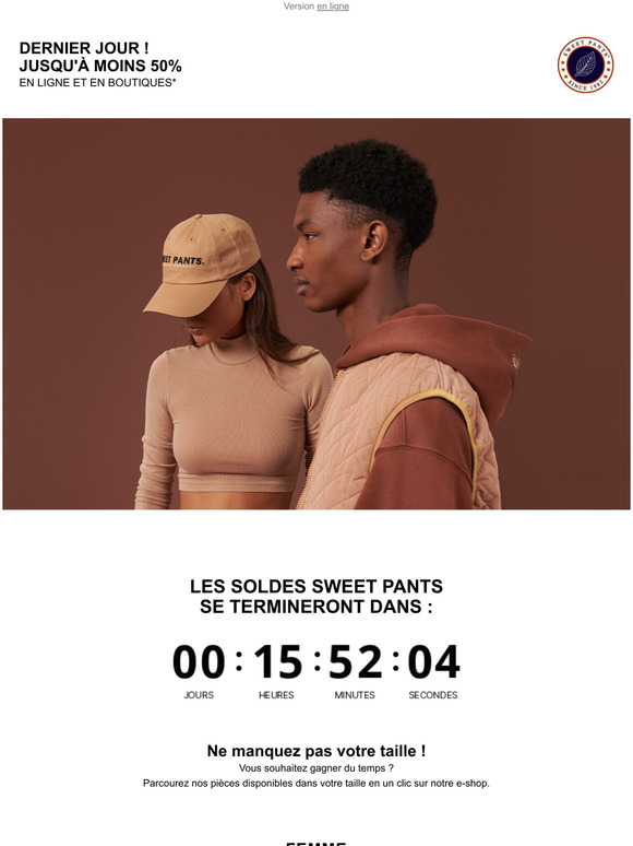 SOLDES DERNIER JOUR !