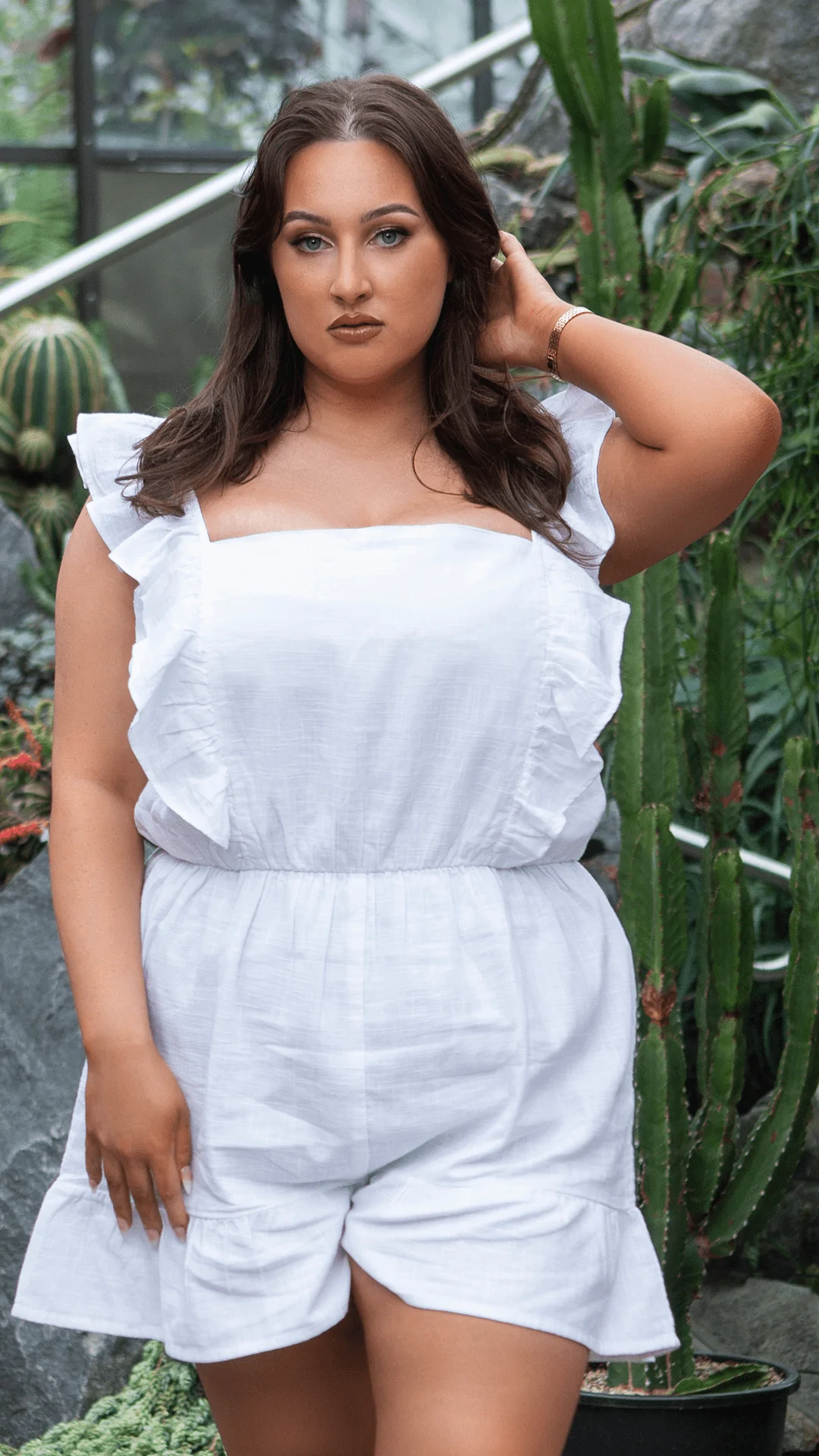 Image of Frill Strap Playsuit