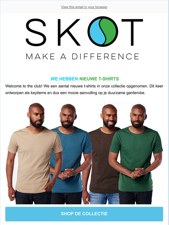 We hebben nieuwe t-shirts!