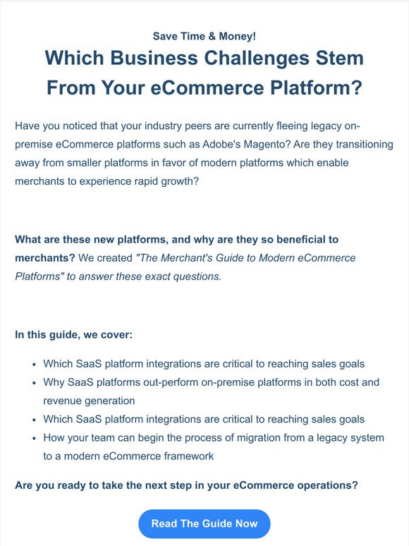 Hey!, Do You Want To Learn More About The eCommerce Landscape?