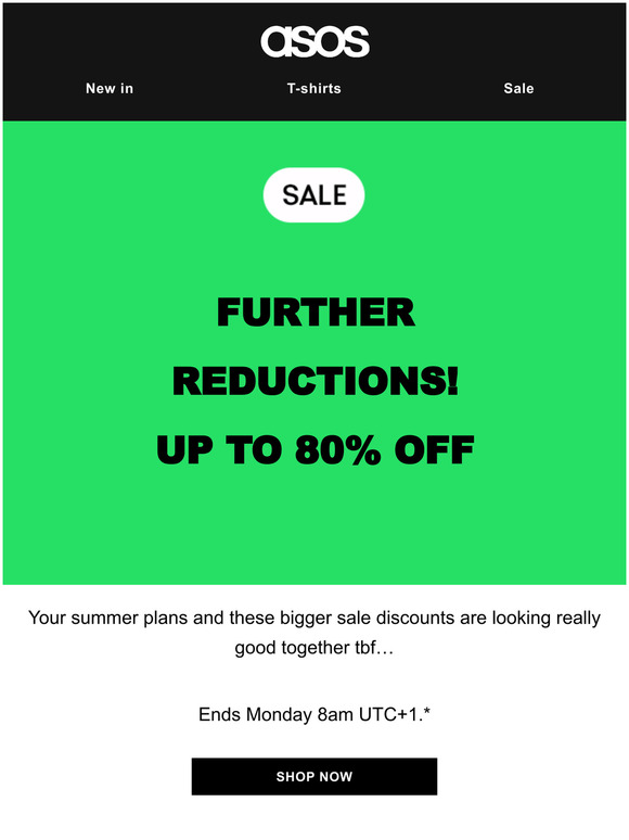 asos next big sale