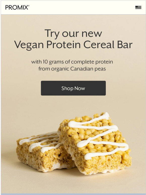 Promix Nutrition [New] Vegan Protein Cereal Bars 🙌 Milled