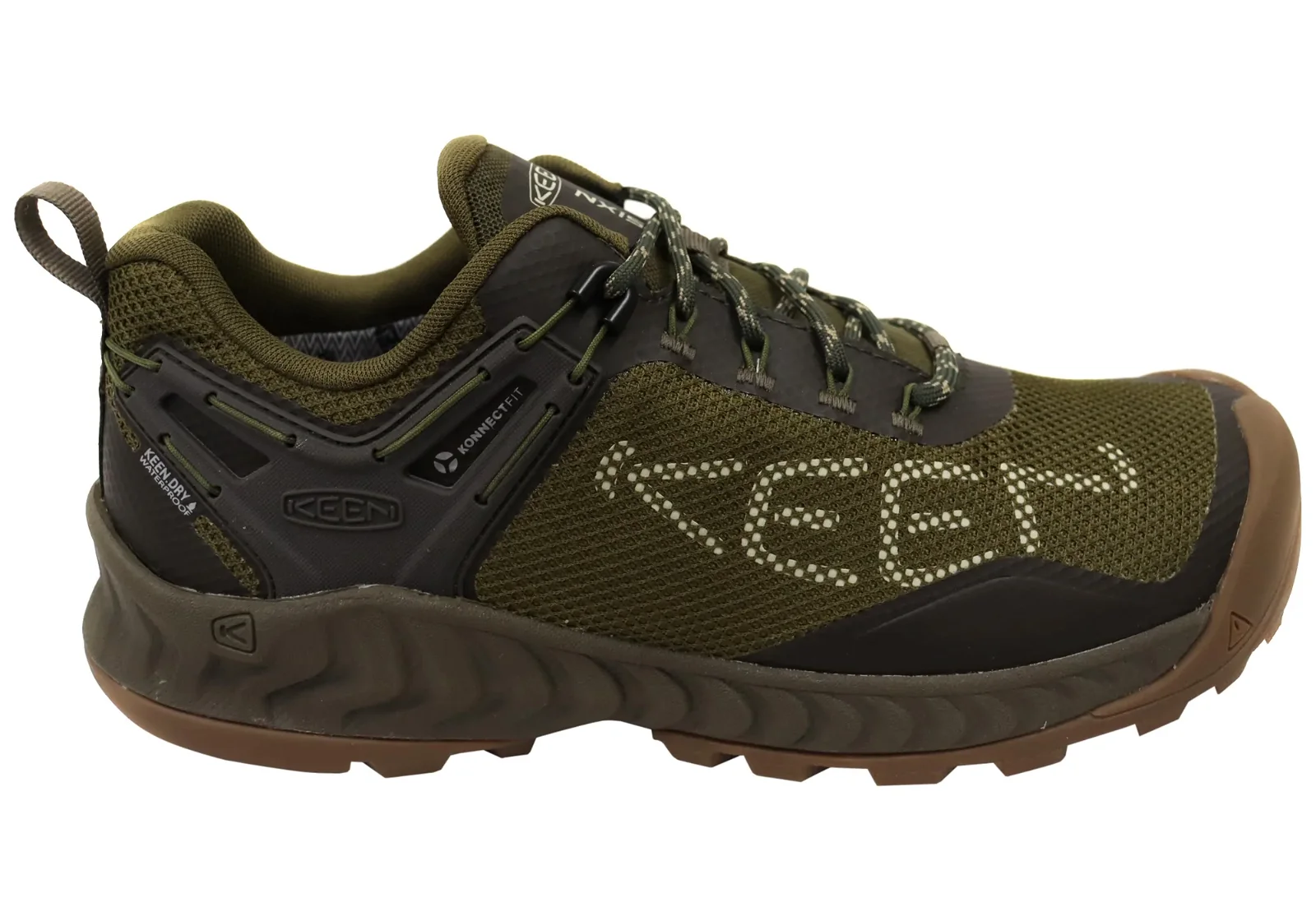 Image of Keen Mens Comfortable Lace Up NXIS EVO Waterproof Shoes