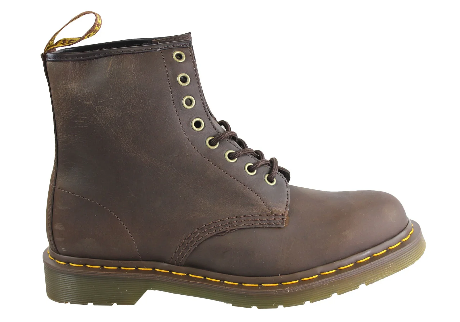 Image of Dr Martens 1460 8 Up Gaucho Crazy Horse Unisex Boots