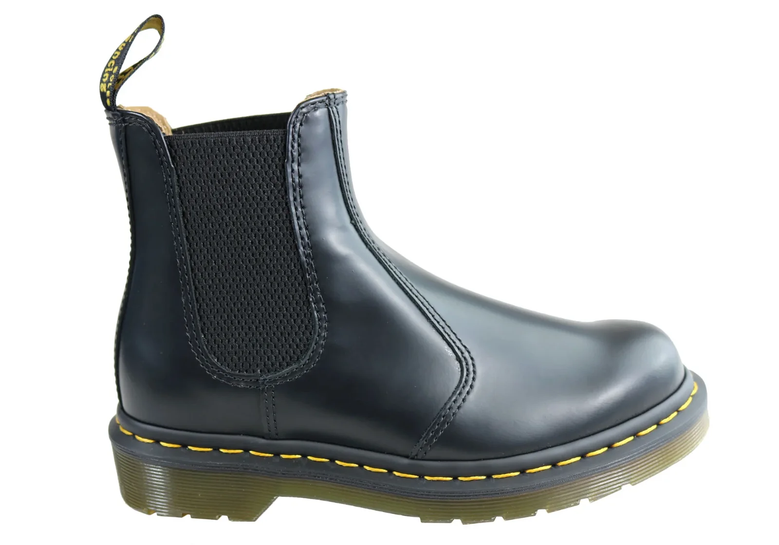 Image of Dr Martens 2976 Black Smooth Unisex Leather Chelsea Boots