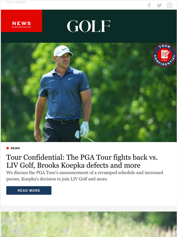 GOLF: PGA Tour Fights Back Vs. LIV Golf | Milled