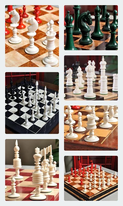 Luxury Bone Chess Pieces