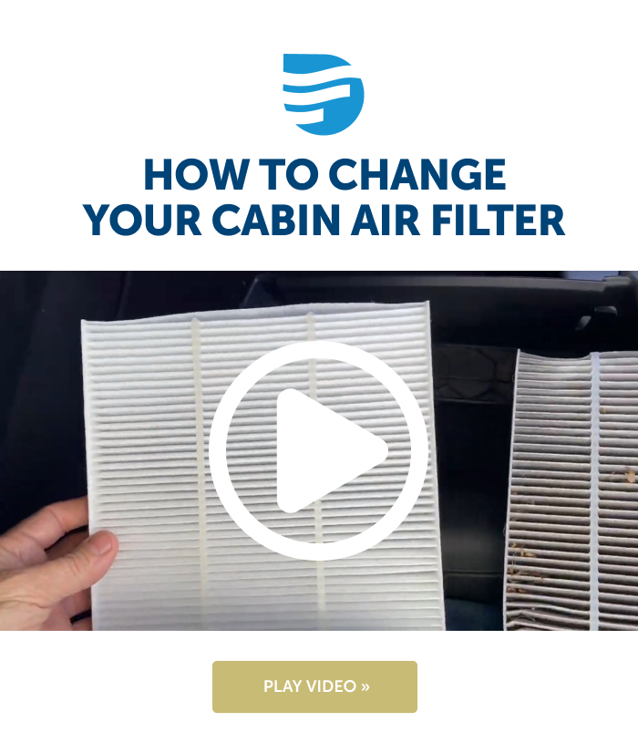 Watch our easy how-to video to change your car cabin air filter!
