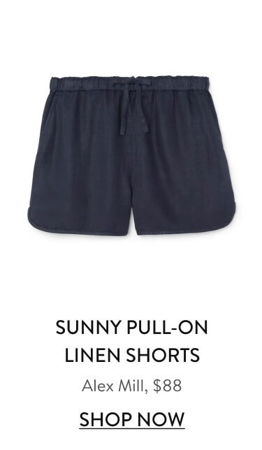 Sunny Pull-On Linen Shorts Alex Mill, $88 Shop Now