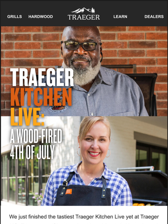 Traeger Kitchen Live with Clarence Joseph and Amanda Haas