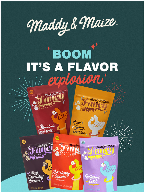 Fireworks + Fancy Popcorn = Happy 4th!