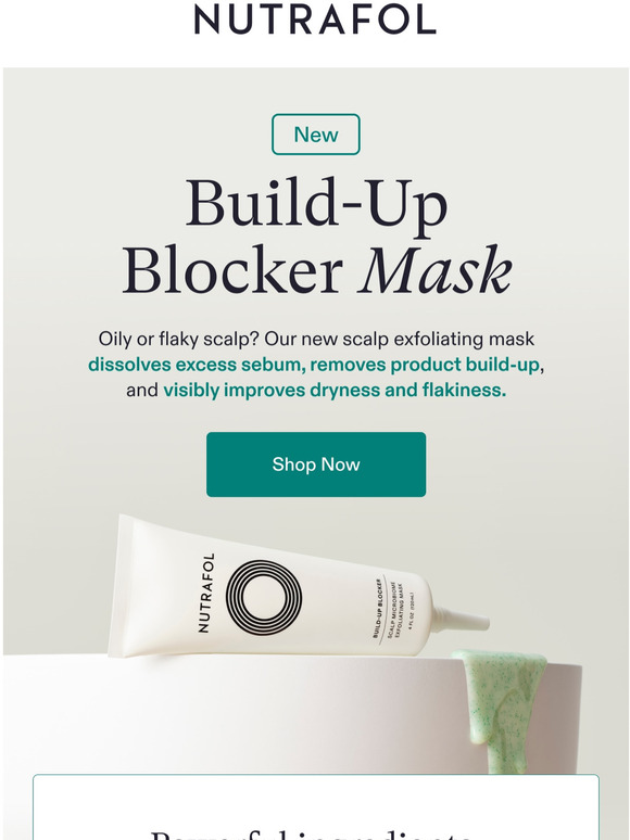 Nutrafol NEW Scalp exfoliating mask. Milled