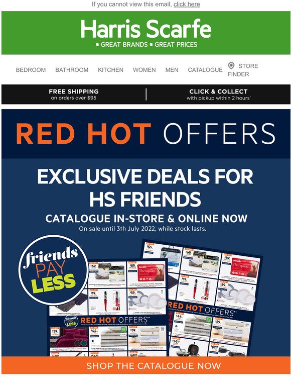 —, Red Hot Offers 🔥 | Exclusive deals for HS Friends!