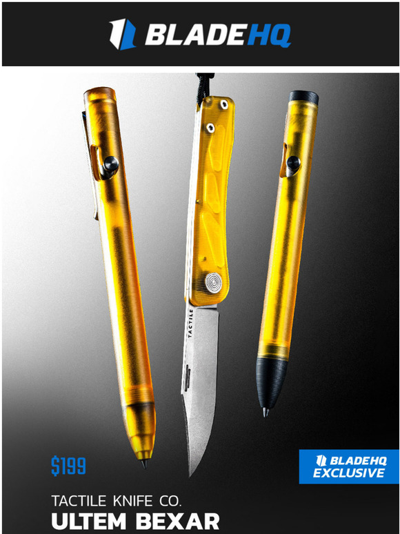 Blade HQ Source Exclusive Ultem From Tactile Knife Co. Milled