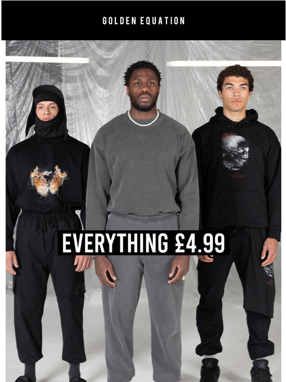 IT'S BACK | EVERYTHING £4.99 👀