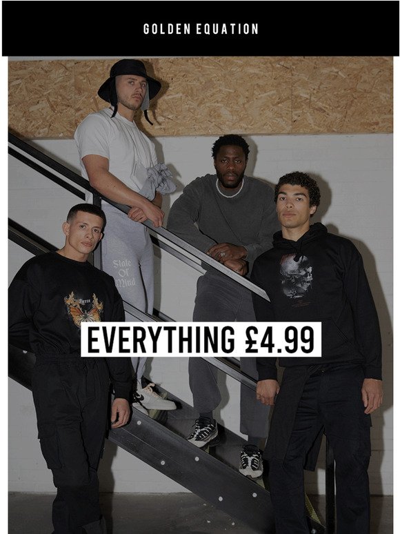 ENDING SOON | EVERYTHING £4.99 👀