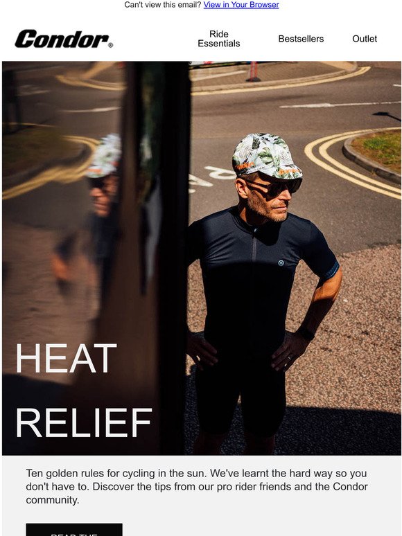 Ten lessons learnt from cycling in the heat