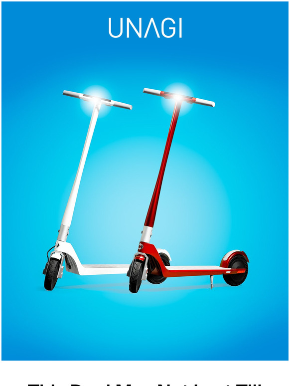 Unagi Scooters 🛴🇺🇸 Free Month? —AND 3 Free Accessories Milled