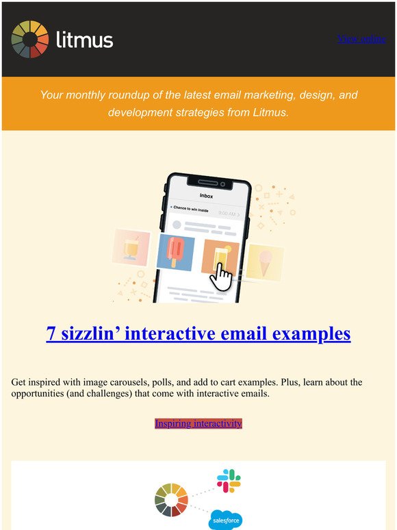 🌡️ Sizzlin' interactive email examples and last month's hottest emails