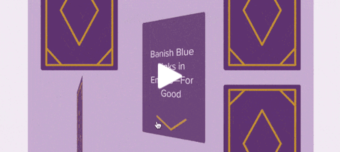 Video of animation of cards being flipped over from the May Newsletter
