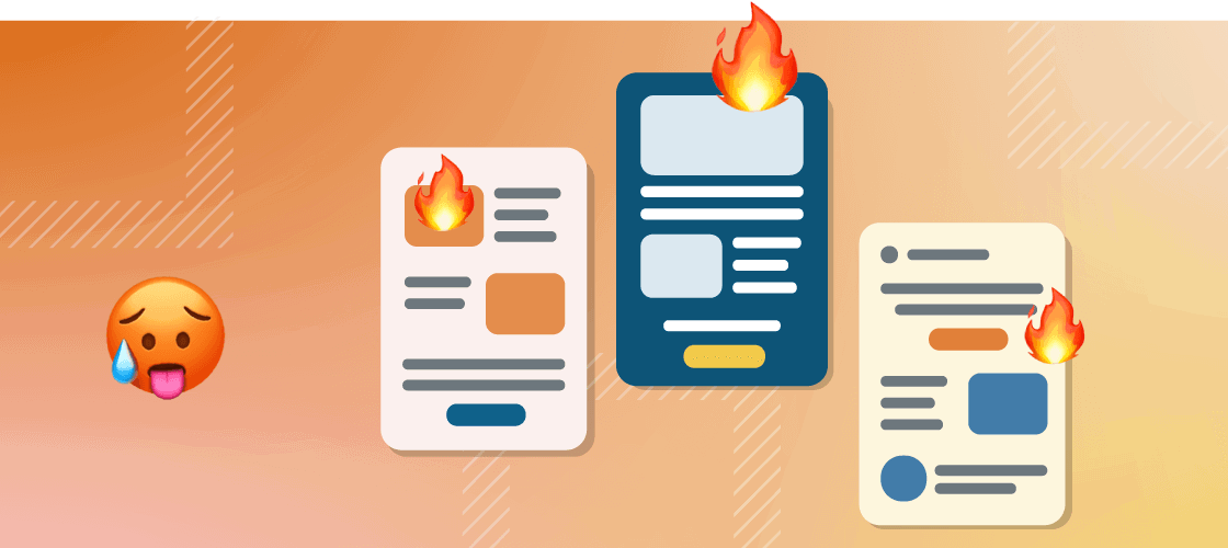 Emails on fire