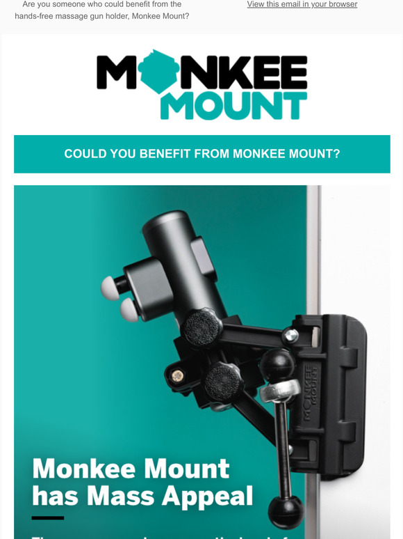 Who’s meant for the hands-free massage gun mount? ​​🤔