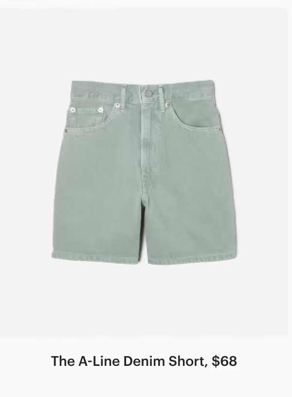 The A-Line Denim Short