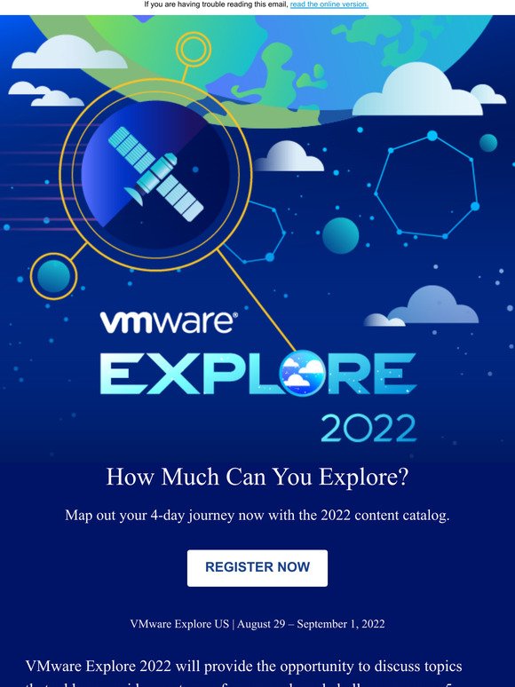 The VMware Explore Content Catalog is Now Live