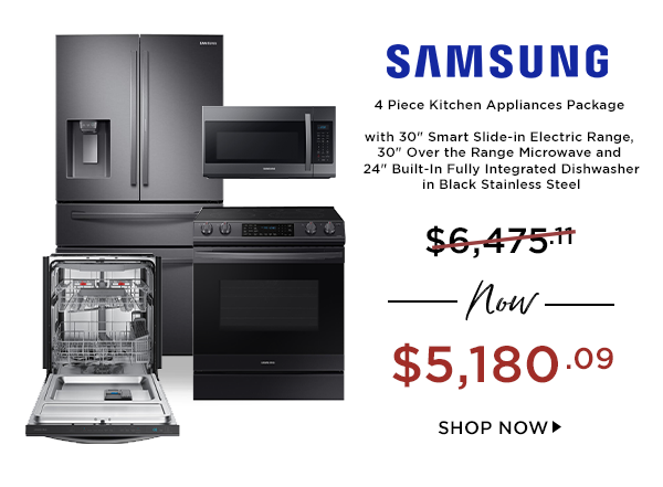 Samsung 4 Piece Kitchen Appliances Package